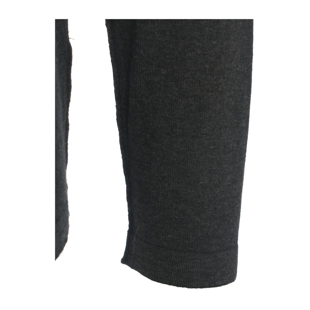 Transit Grijze Gebreide Hoge Kraag Trui Aw24 Gray Heren