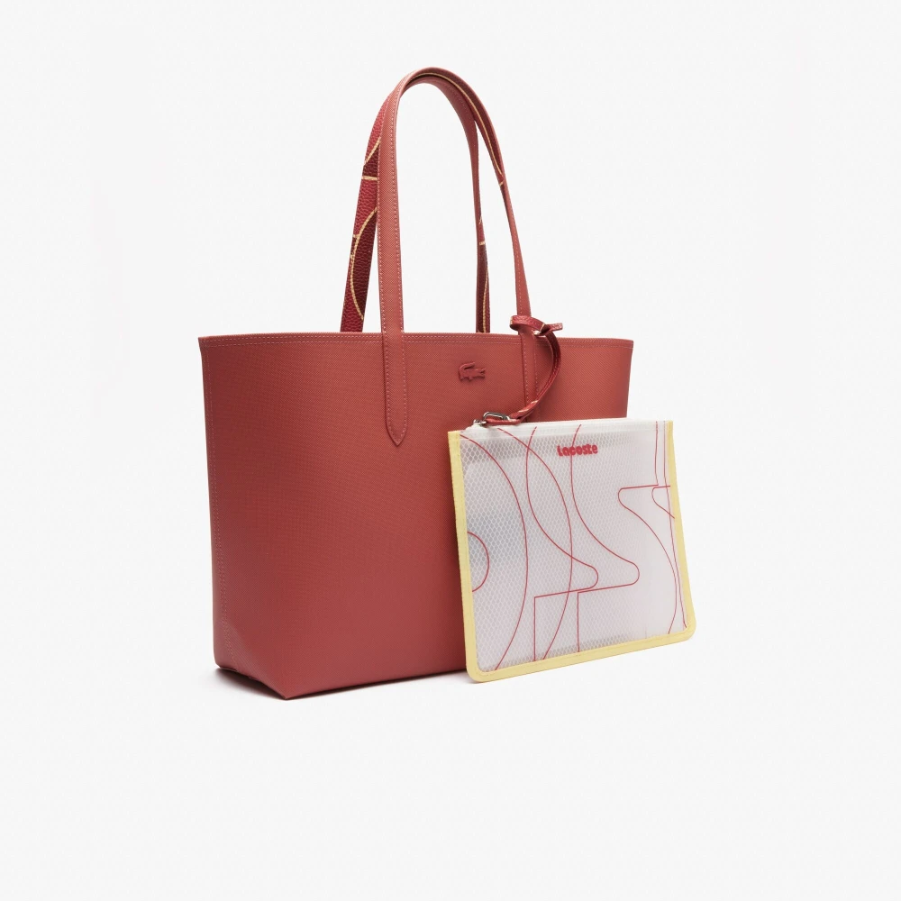 Lacoste Anna Seasonal Shopper Rood Blauw Red Dames