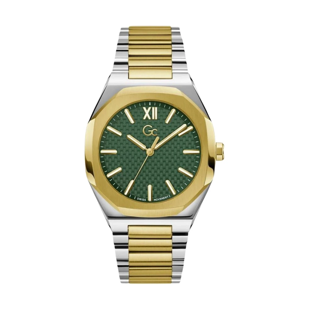 Guess Men's Yellow Coussin Sleek Metal