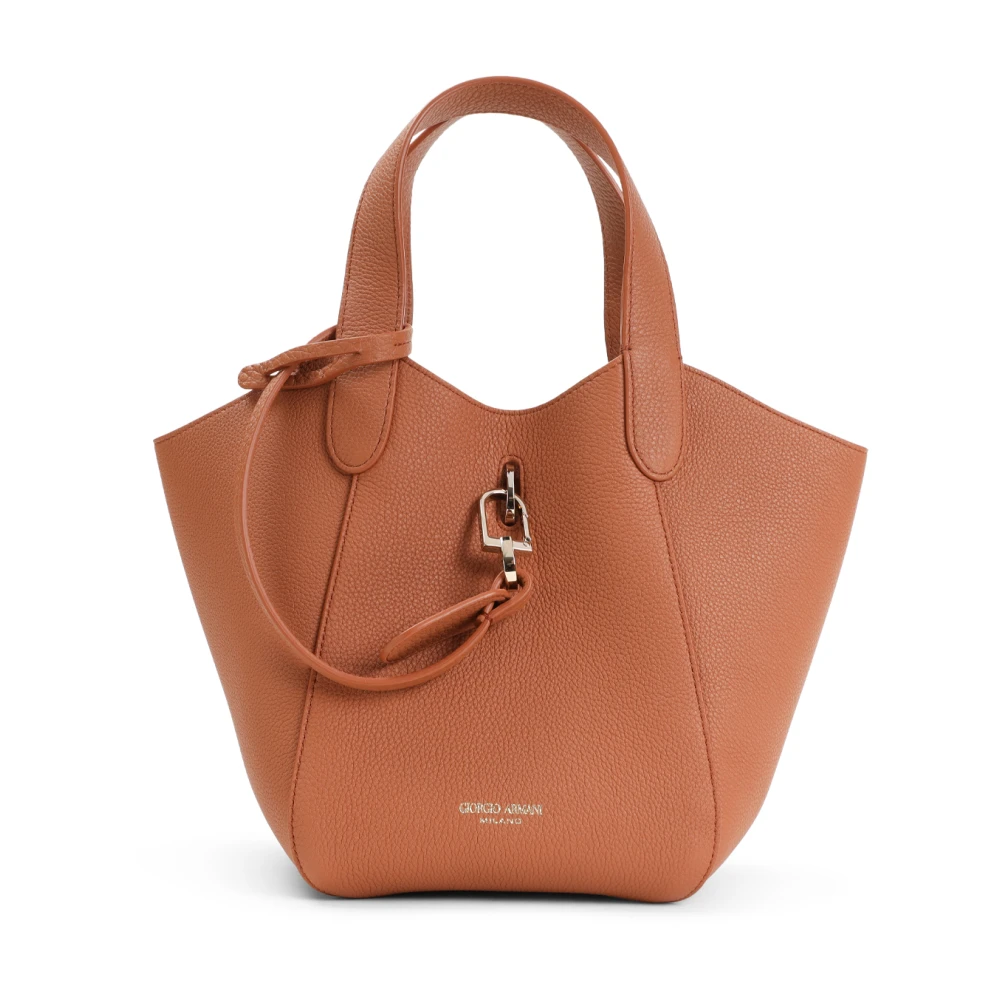 Giorgio Armani Stijlvolle Handtas voor Dagelijks Gebruik Brown Dames