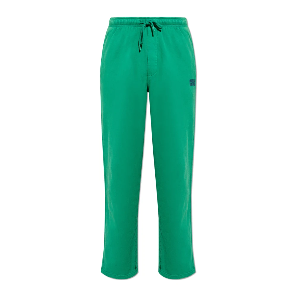 American Vintage Uomo Verde Pantaloni, L, New,