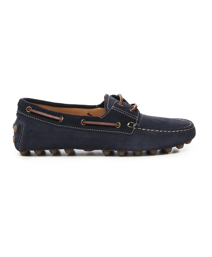 chaussures-plates-en-daim-bleu