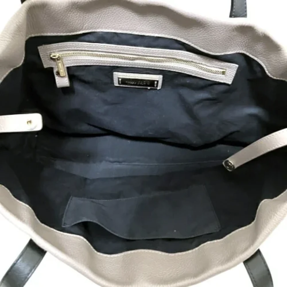 Jimmy Choo Pre-owned Leather shoulder-bags Gray Dames
