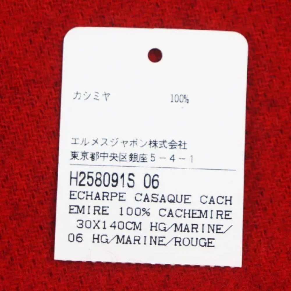 Hermès Vintage Pre-owned Fabric scarves Blue Heren