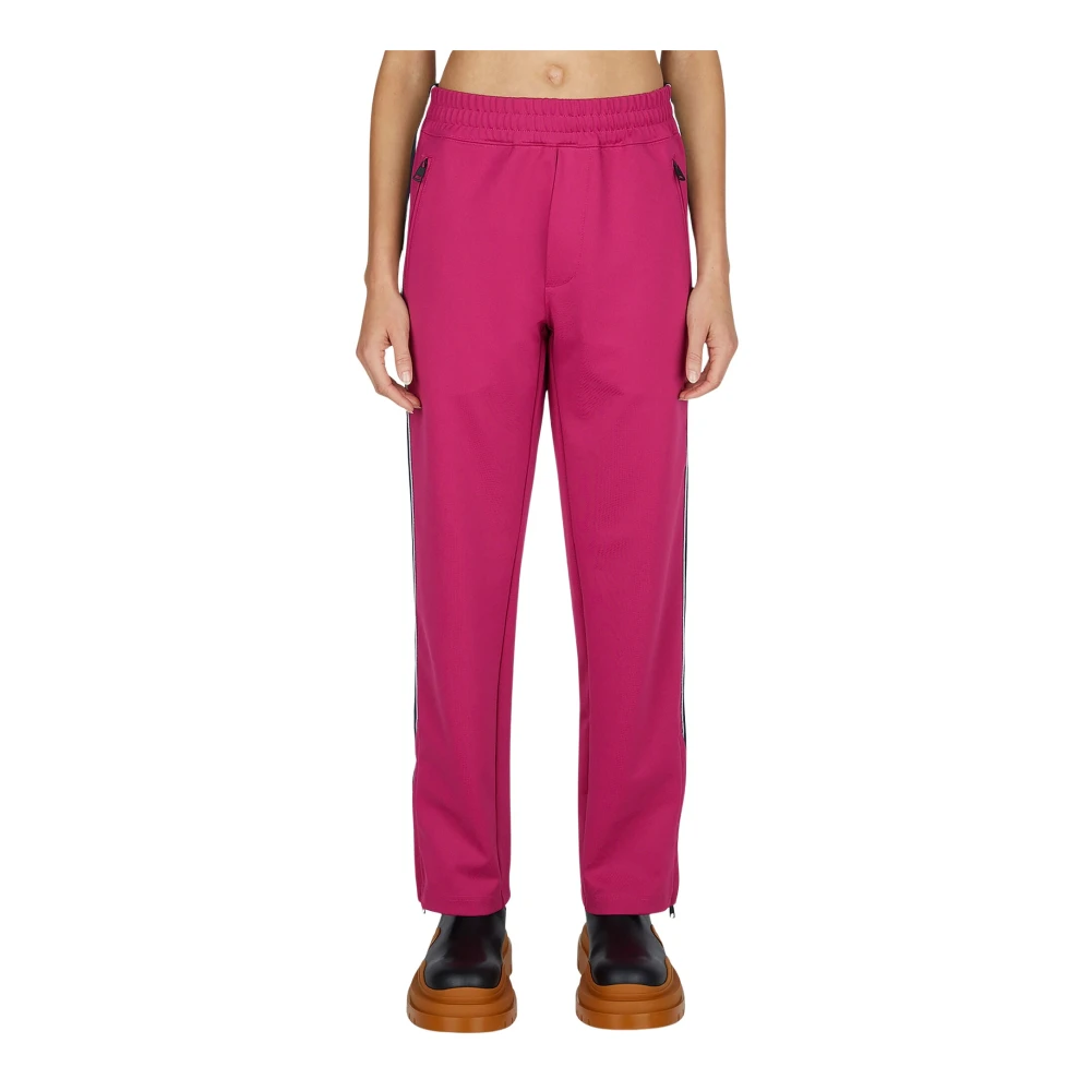 Moncler Women's Pink Training Trousers & Tights, M, Colourblock Track Trousers