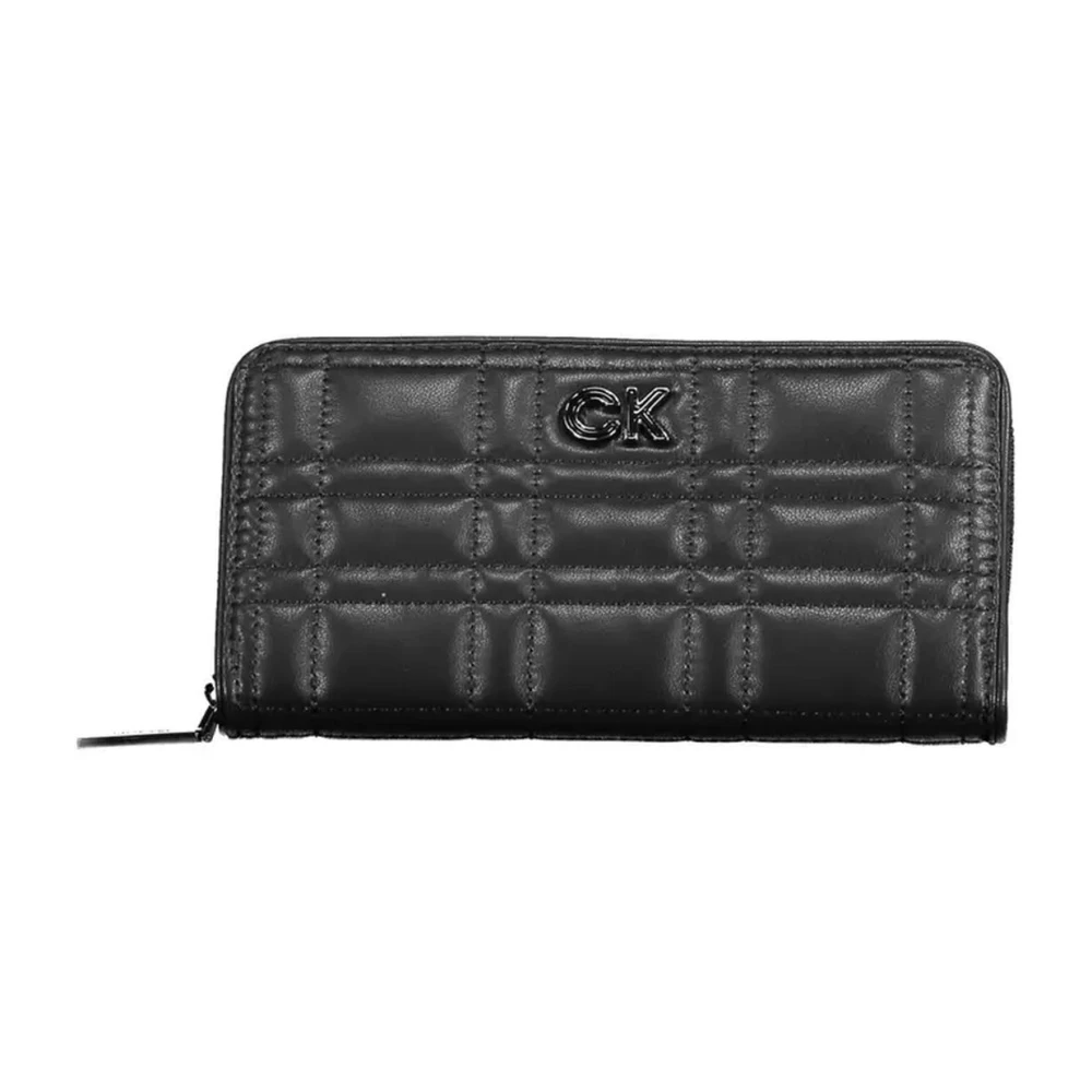 Calvin Klein Donna Nero Portafoglio Con Blocco Rfid E Portamonete - Immagine 3