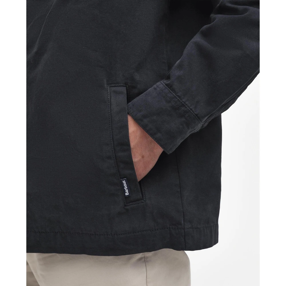 Barbour Katoenen Shirt met Lange Mouwen Black Heren