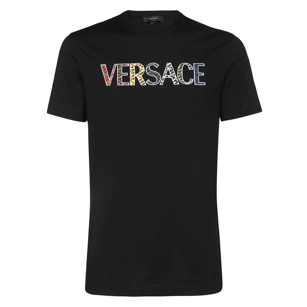 Versace Bomull T-shirt Black, Herr
