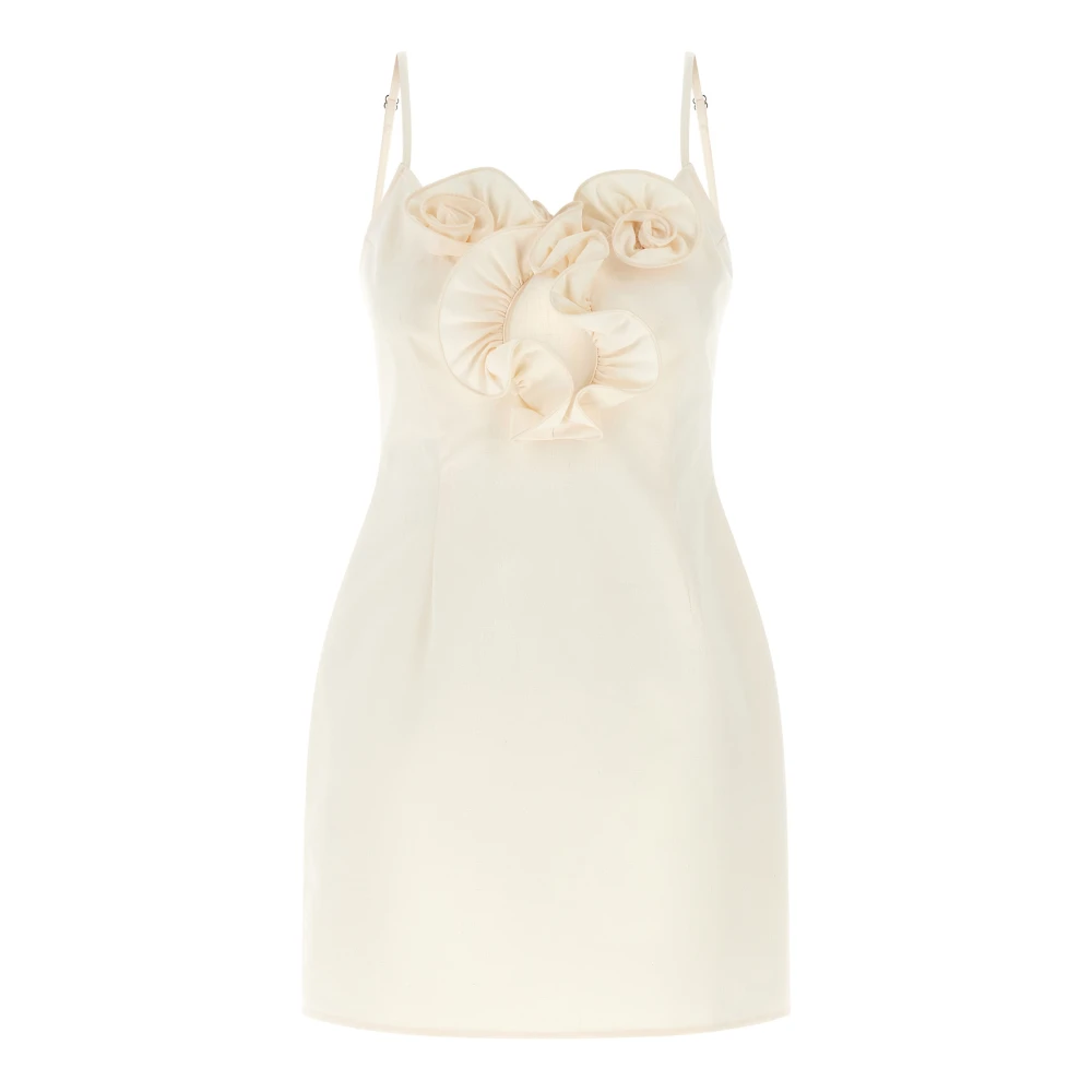 Magda Butrym 01 Mini Dress - Female - Party Dresses - Beige - Xs - Dresses