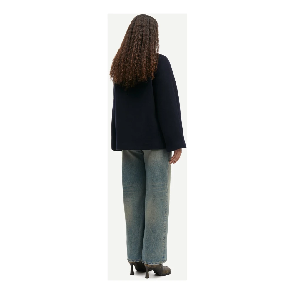 Samsøe Alma Jacket Outer Space Blue Dames