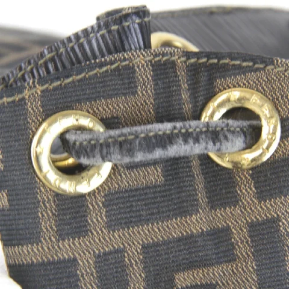Fendi Vintage Pre-owned Canvas fendi-bags Green Dames