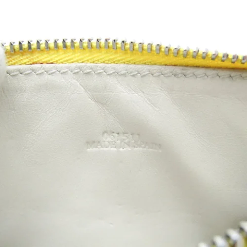 Loewe Pre-owned Leather wallets Yellow Dames