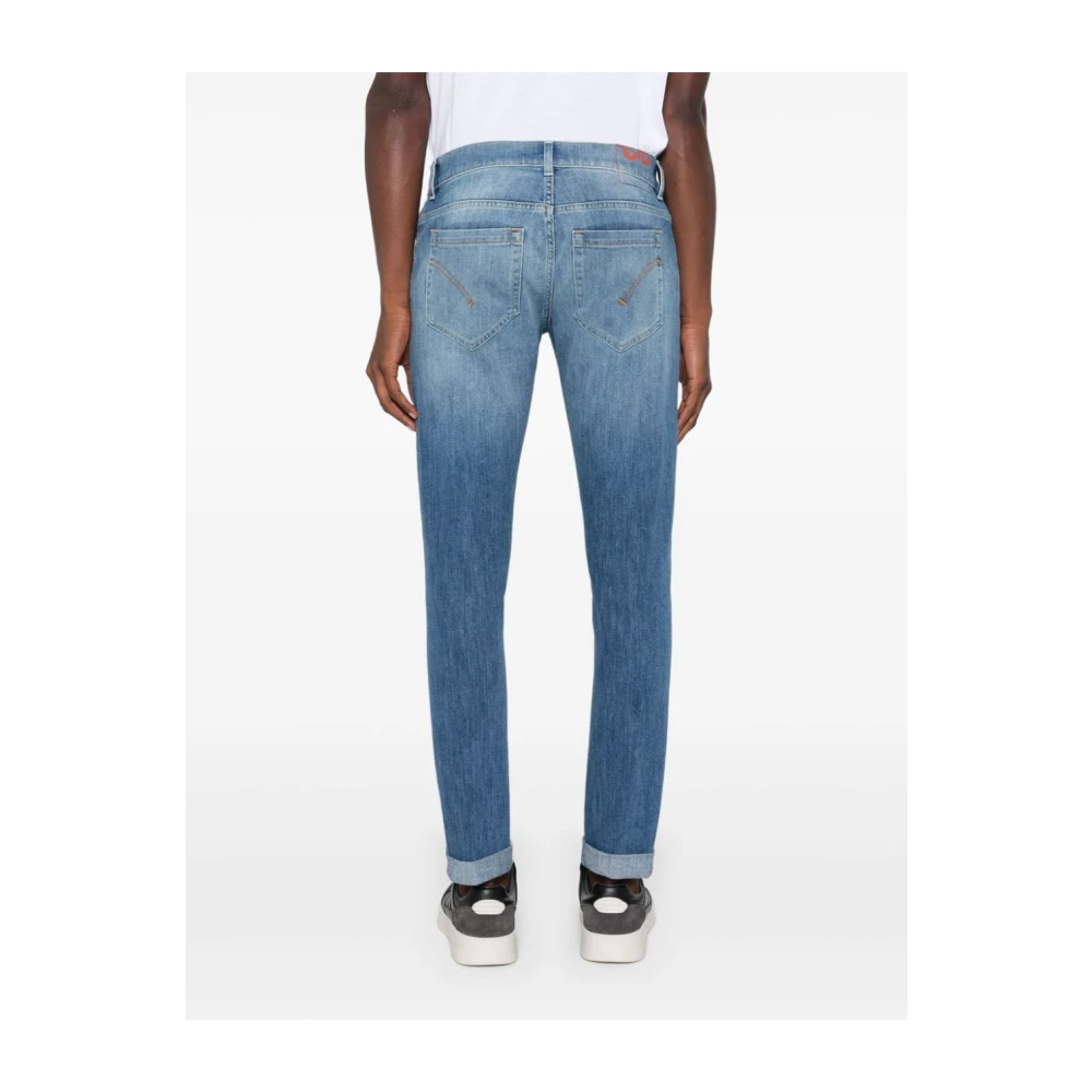Dondup Blauwe Stijlvolle Broek Blue Heren