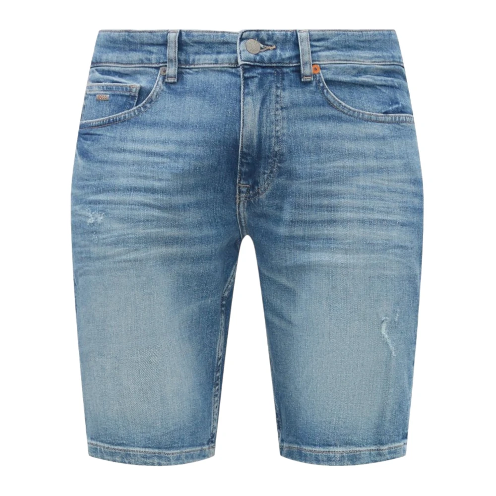 Hugo Boss Denim Shorts Blue Heren