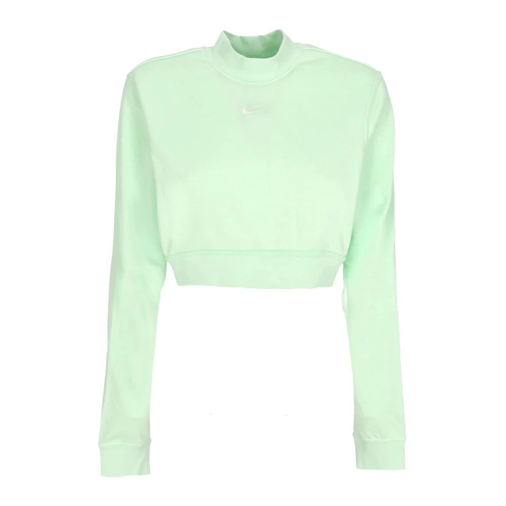 Nike Grön Sportswear Lättvikts Cropped Sweatshirt