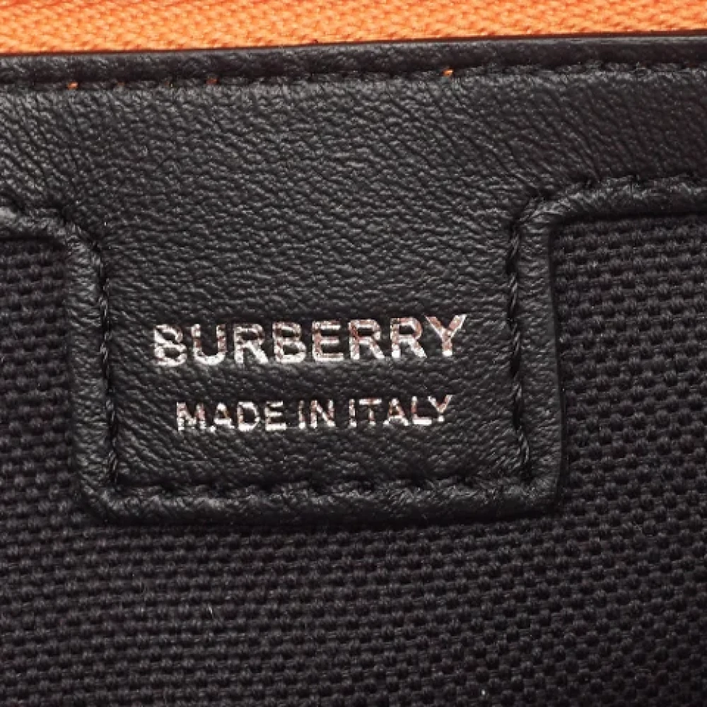 Burberry Vintage Pre-owned Leather burberry-bags Orange Dames