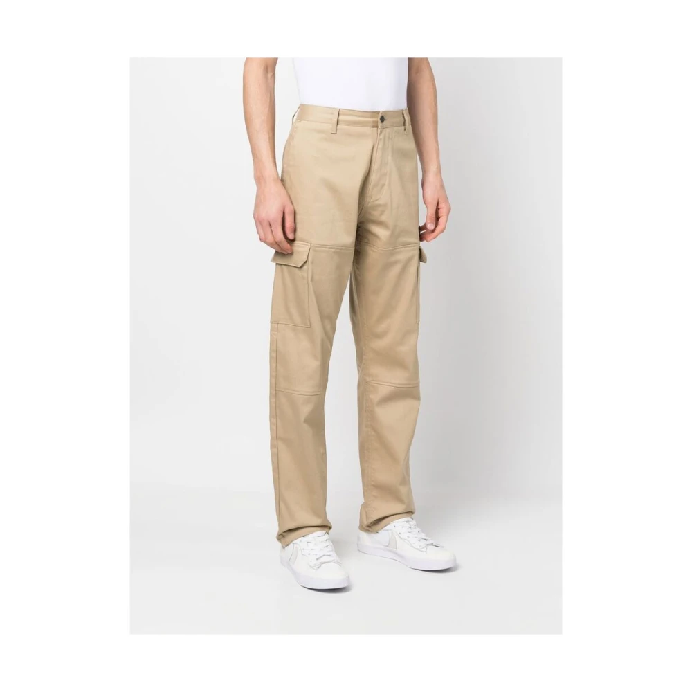 Daily Paper Slim-fit Trousers Beige Heren