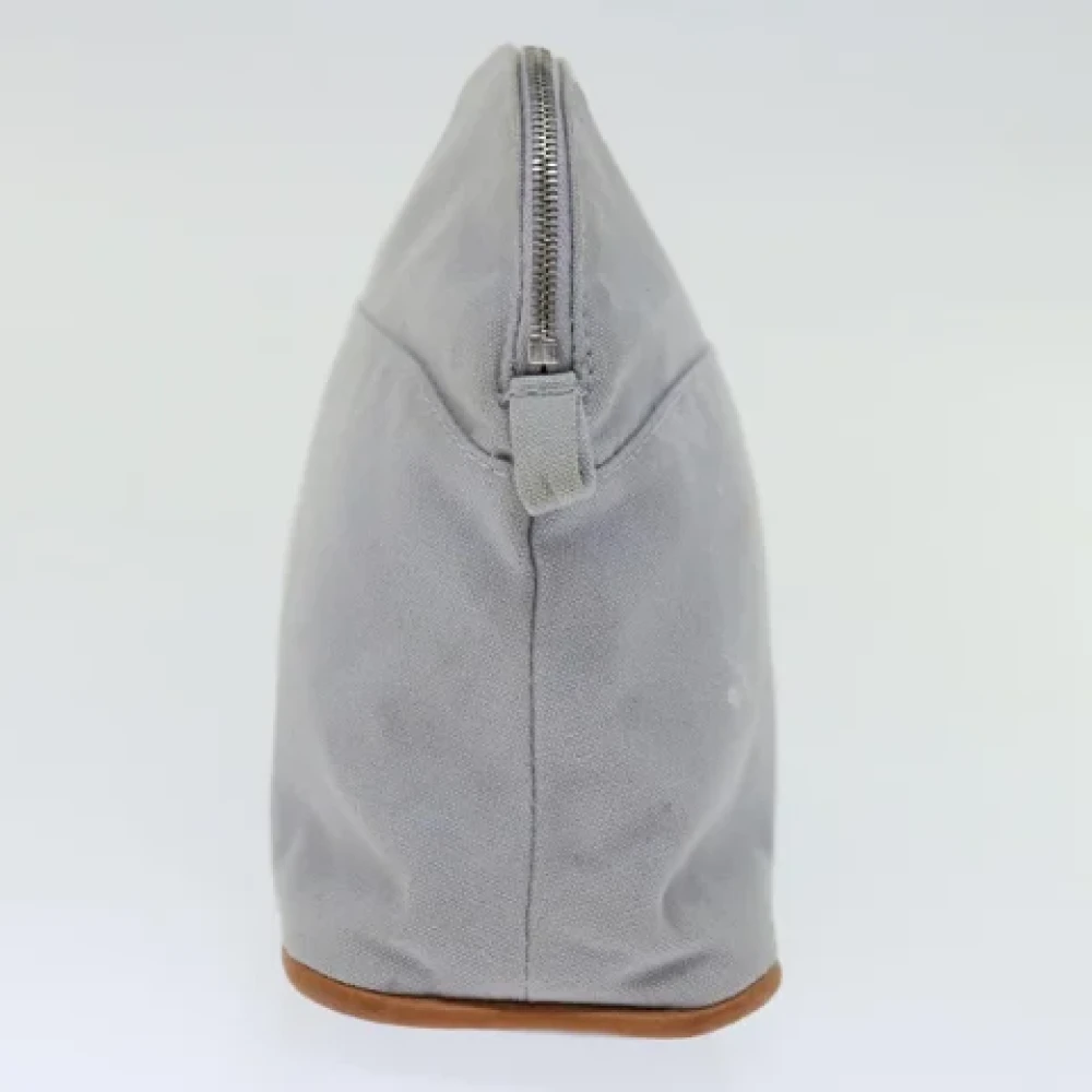 Hermès Vintage Pre-owned Canvas pouches Blue Dames