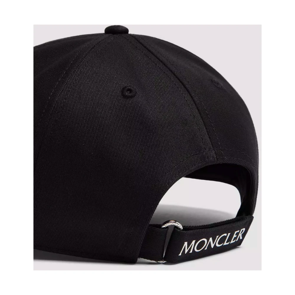 Moncler Stijlvolle Baseball Cap Model J1 Black Heren