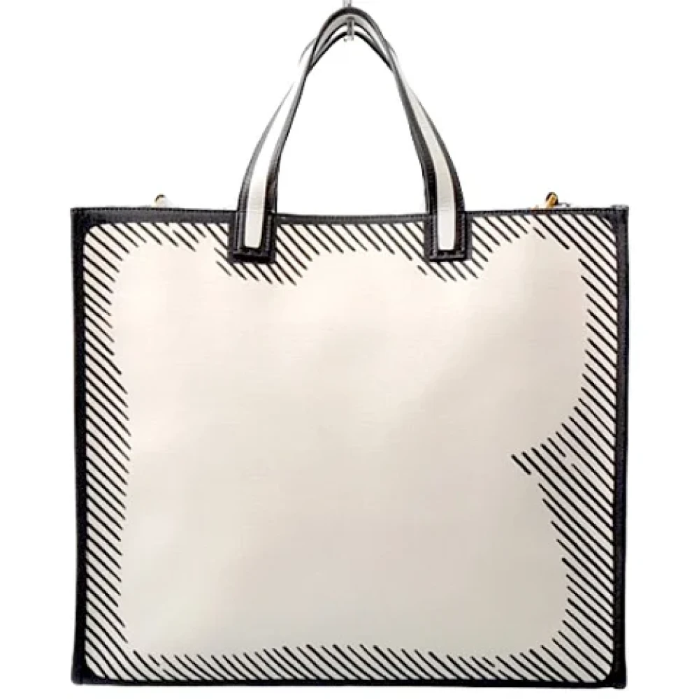 Fendi Vintage Pre-owned Canvas fendi-bags White Dames