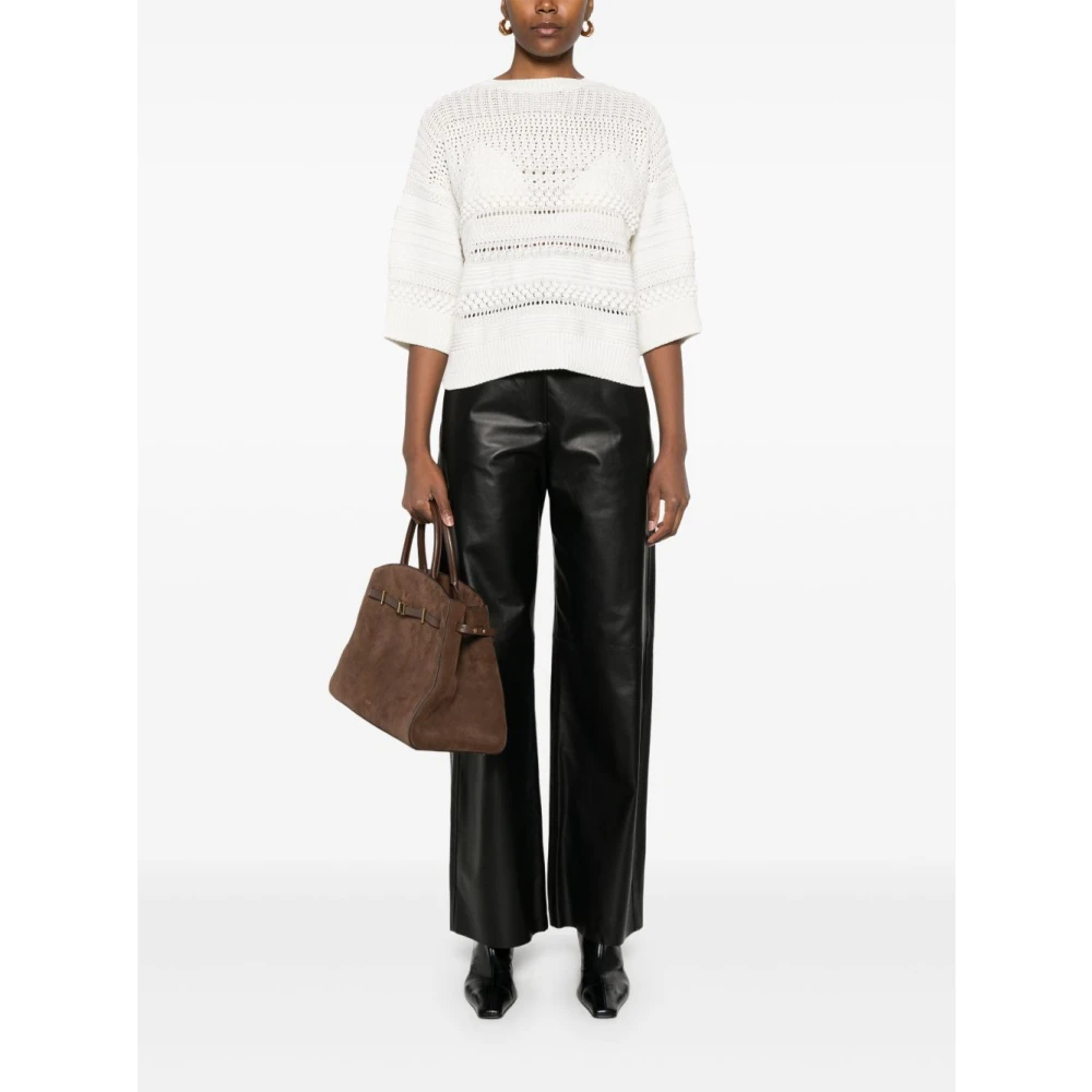 Fabiana Filippi Witte Sweater Collectie White Dames