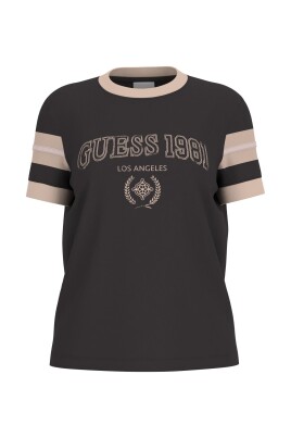 t-shirt-imprime-college-marron