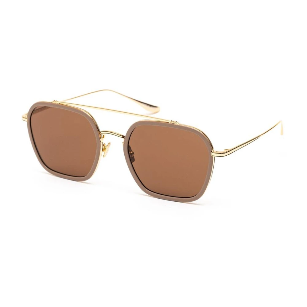 Belstaff Men's Yellow Titanium Sunglasses With Uv Protection