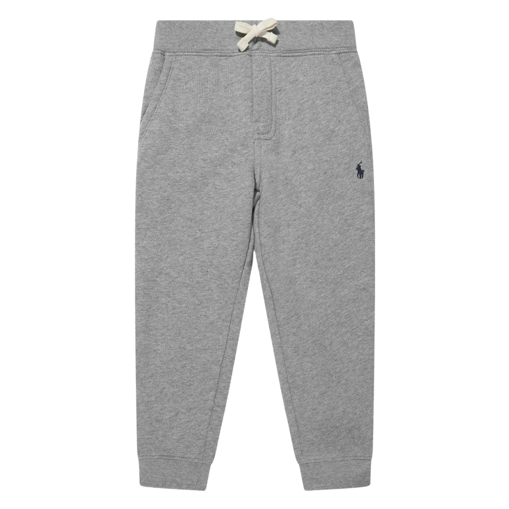 Ralph Lauren Boys Gray Sweatpants, 2 Y, Logo Joggers In Grey