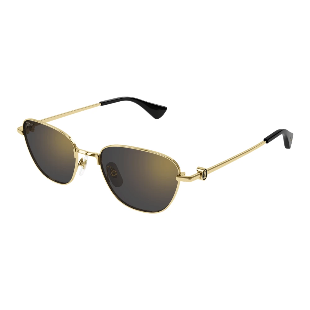 Cartier Yellow Sunglasses, Unisex, 53 Mm, Authentic Glasses With Top-Notch Service