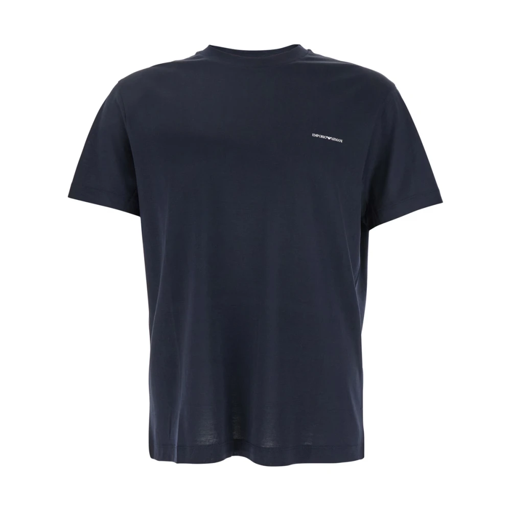 Emporio Armani Herren Blau Oberteile, Mgröße: