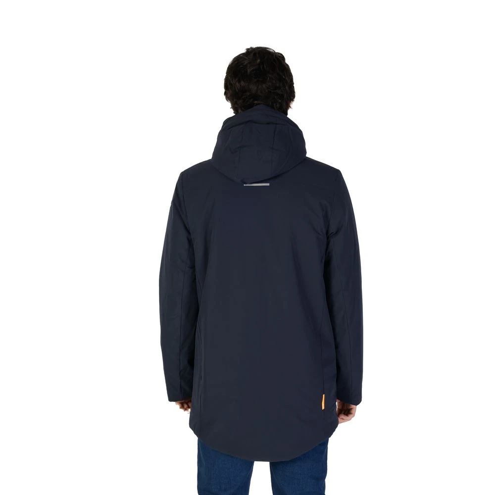 Suns Blauwe Polyesterjas voor Mannen Blue Heren