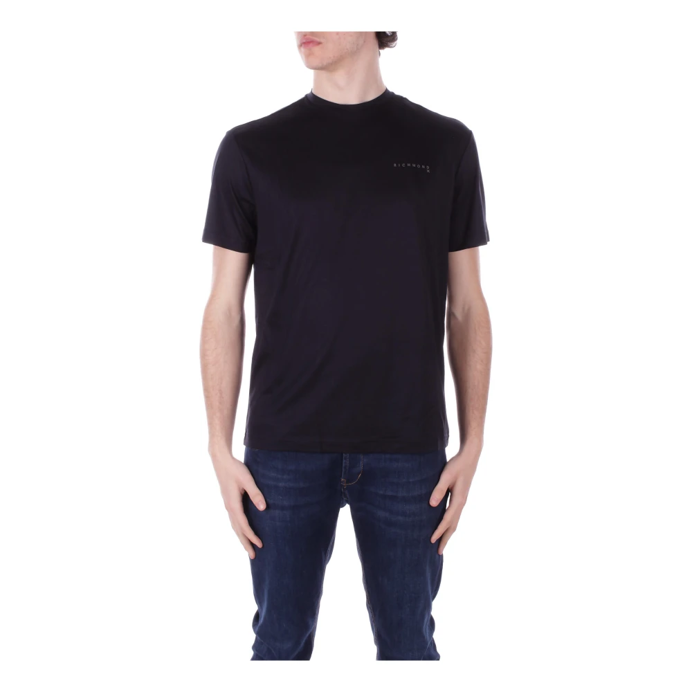 John Richmond Logo Front T-shirts en Polo's Zwart Black Heren