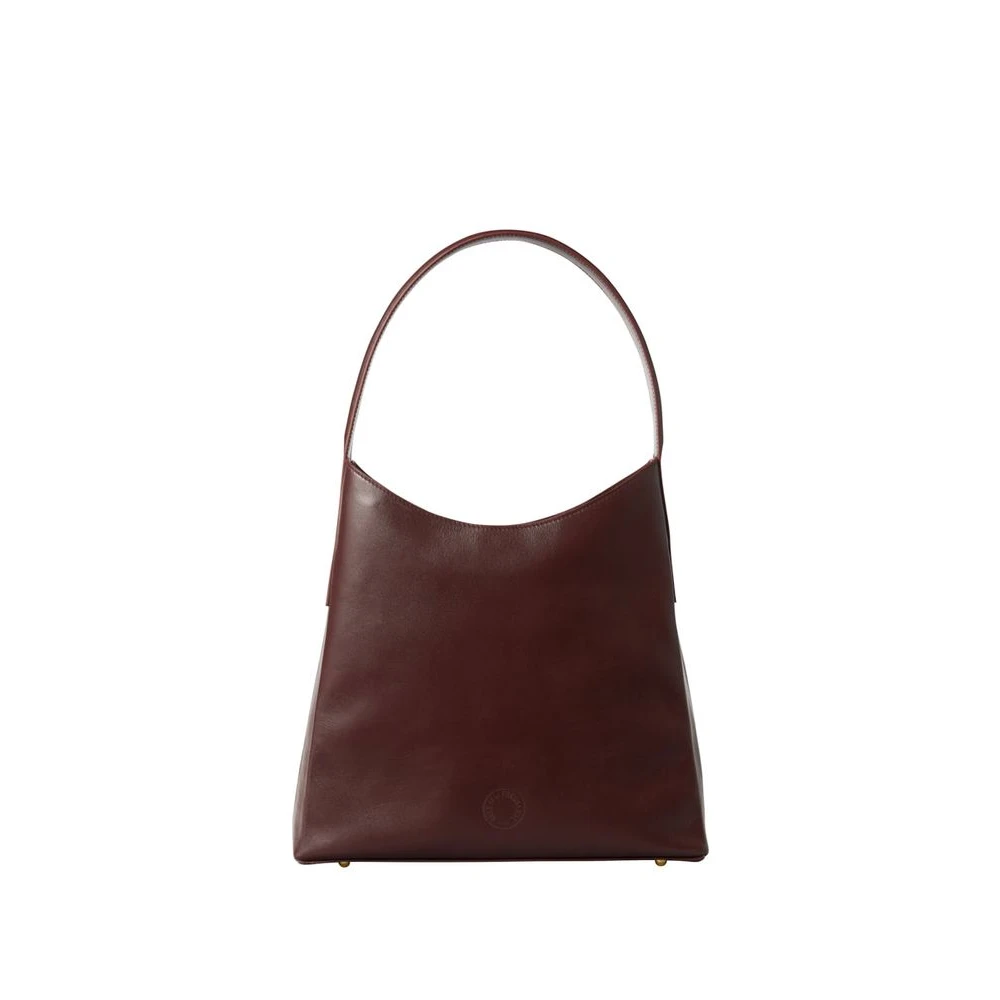 Ines De La Fressange Paris Léonore M bordeaux leren tas Red Dames