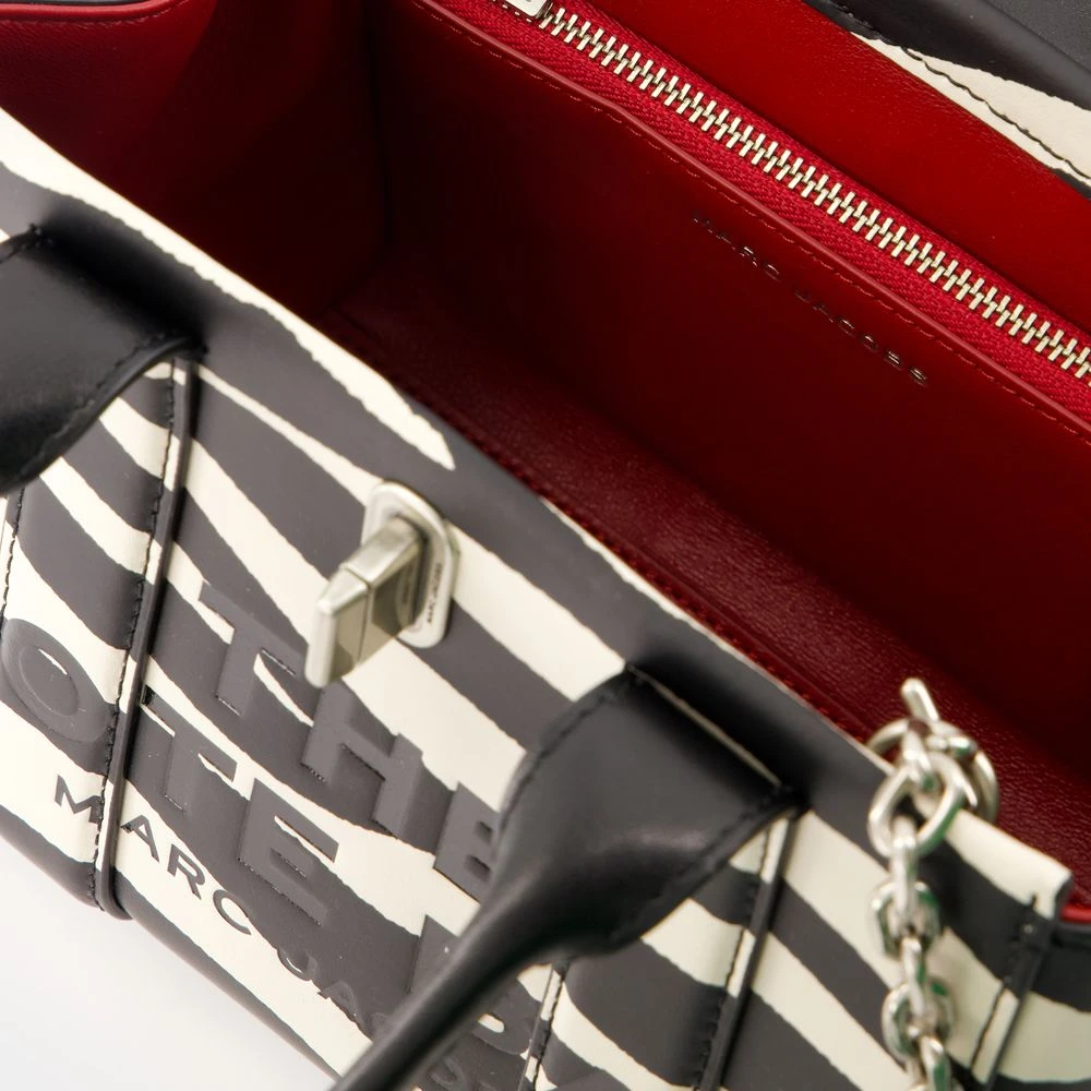 Marc Jacobs Zwarte Leren Mini Tote Tas Black Dames