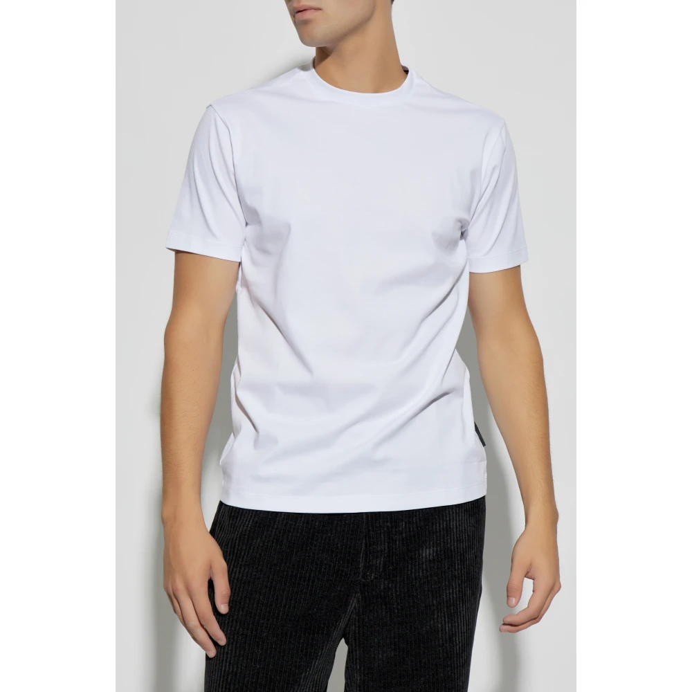 Emporio Armani EA7 Katoenen T-shirt White Heren