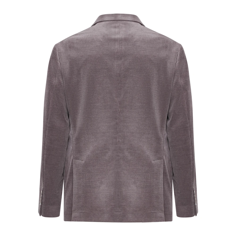 BRUNELLO CUCINELLI Luxe Blazer Jasjes Purple Heren