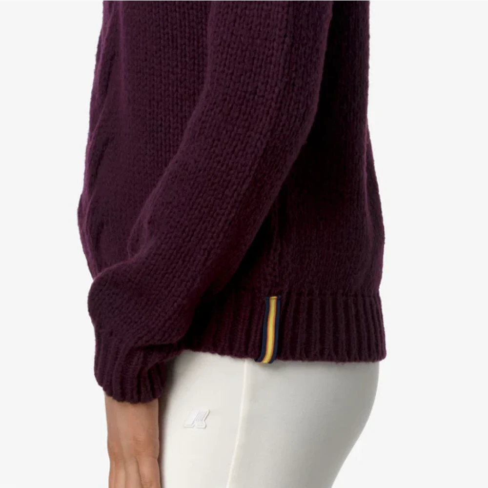 K-way Stijlvolle Gebreide Collectie Purple Dames