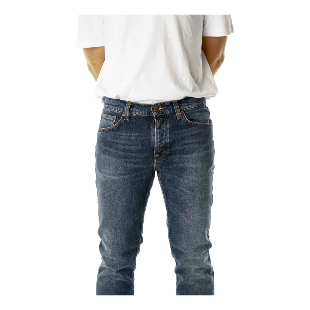 Nudie Jeans Comfort Stretch Slim Fit Jeans Blue Heren