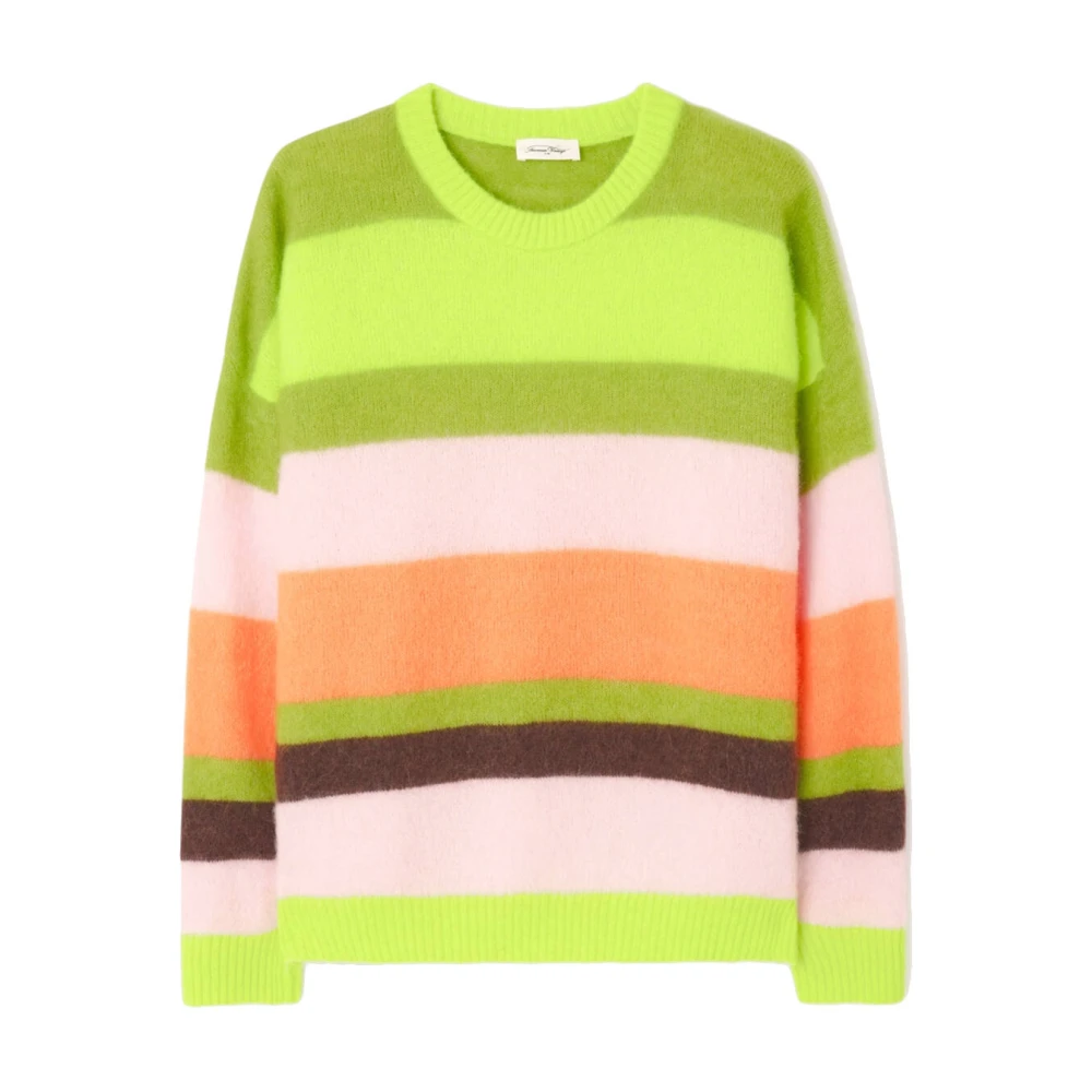 American vintage Stijlvolle Pullover Sweater Multicolor Dames