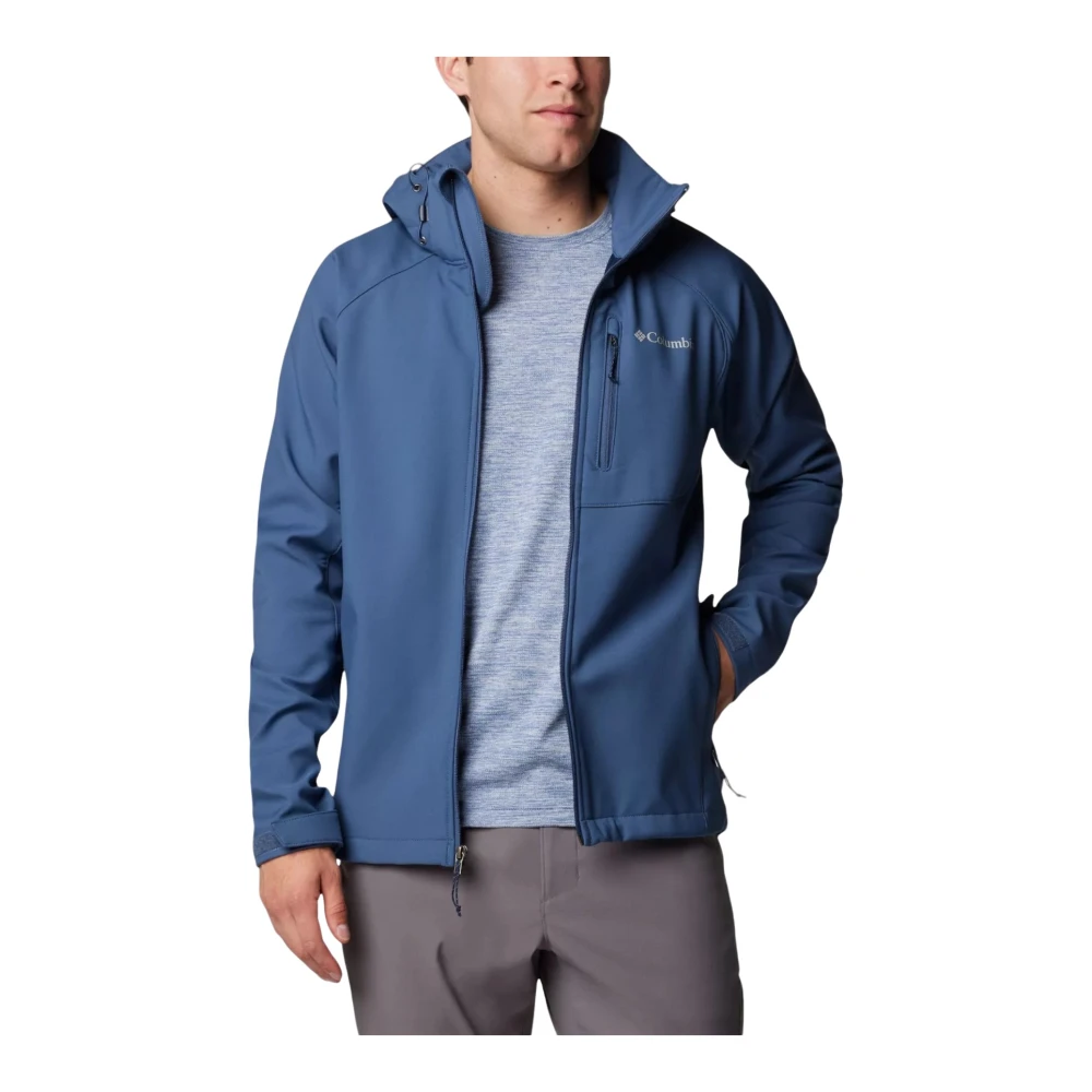 Columbia Softshell Wandelen Jas Dark Mountain Blue Heren