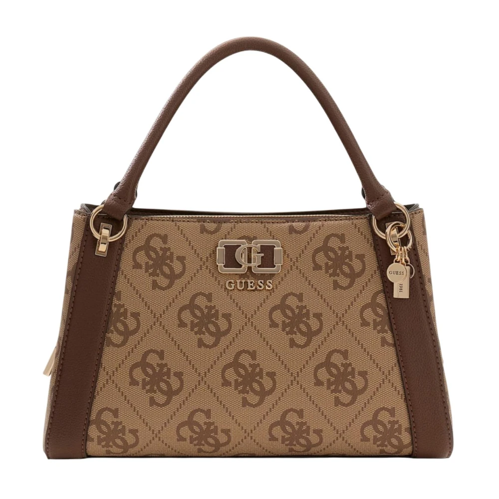 Guess Women's Beige Karnilla Logo Handbag