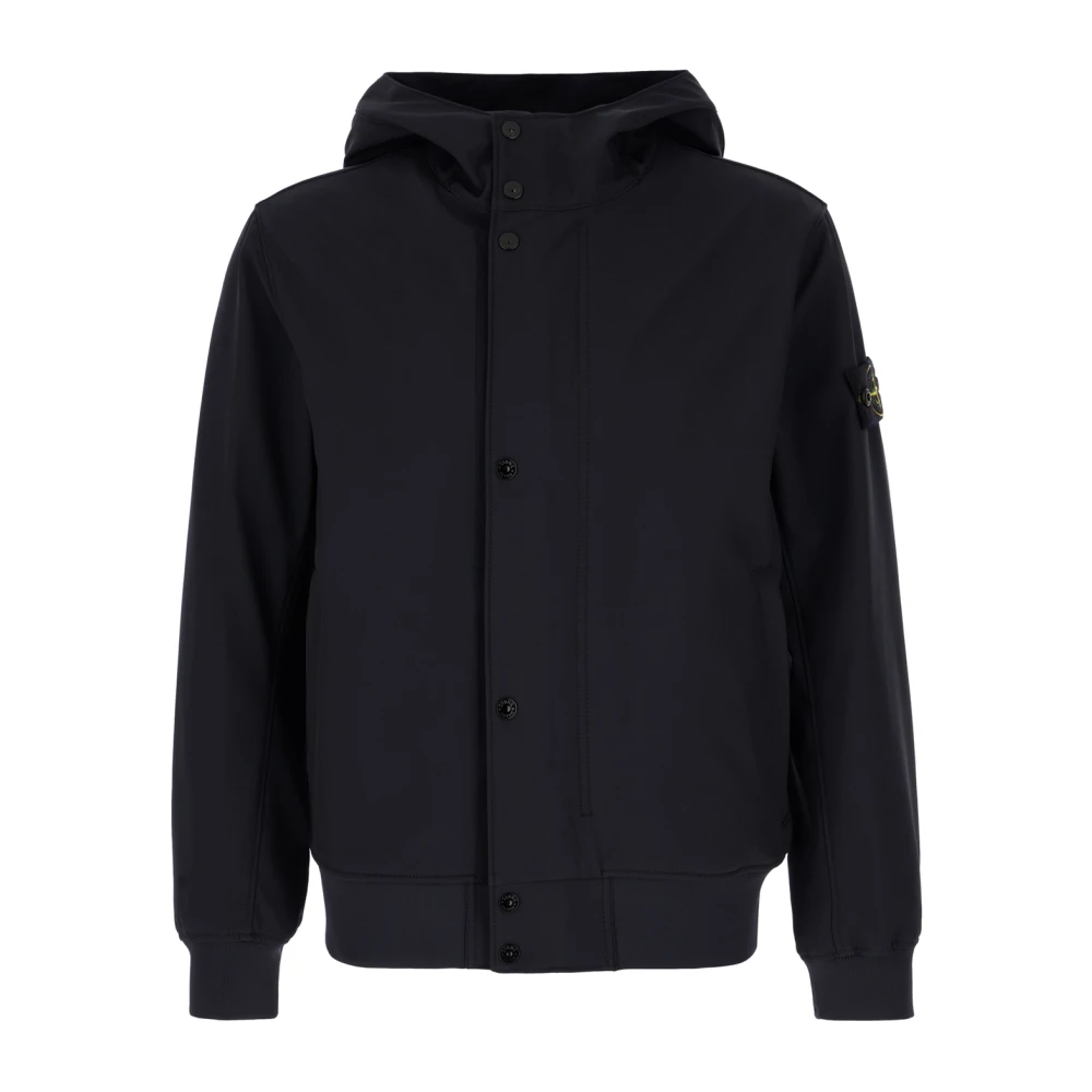 Stone Island Stijlvolle Jassen voor Mannen Blue Heren