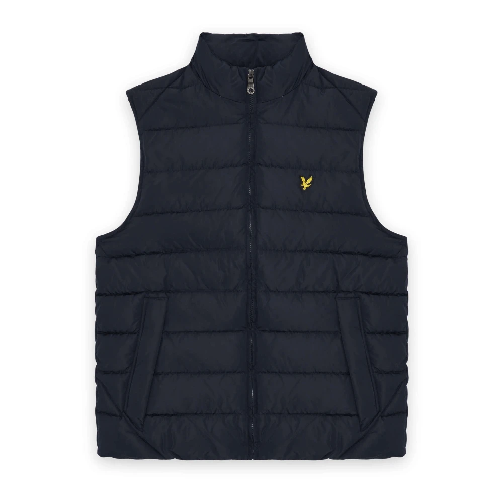 Lyle & Scott Men's Blue Waistcoats, M, Quilted Gilet