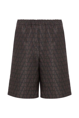 monogram-silk-shorts