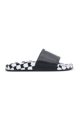 checkered-leather-sliders