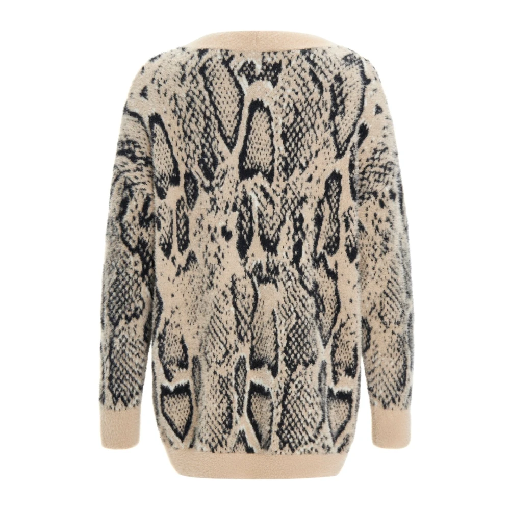 Cesare Gaspari Gebreide Vest Beige Dames