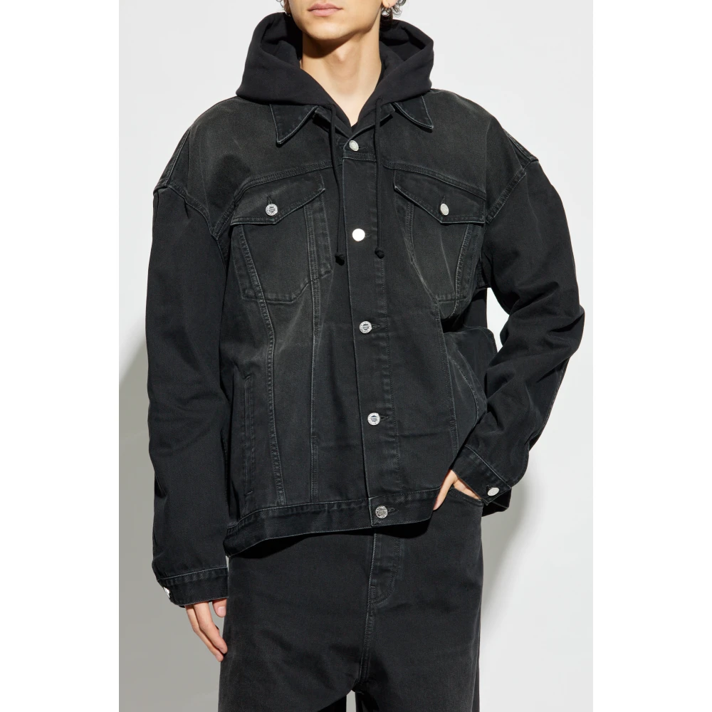 Vetements Capuchonjack Black Heren