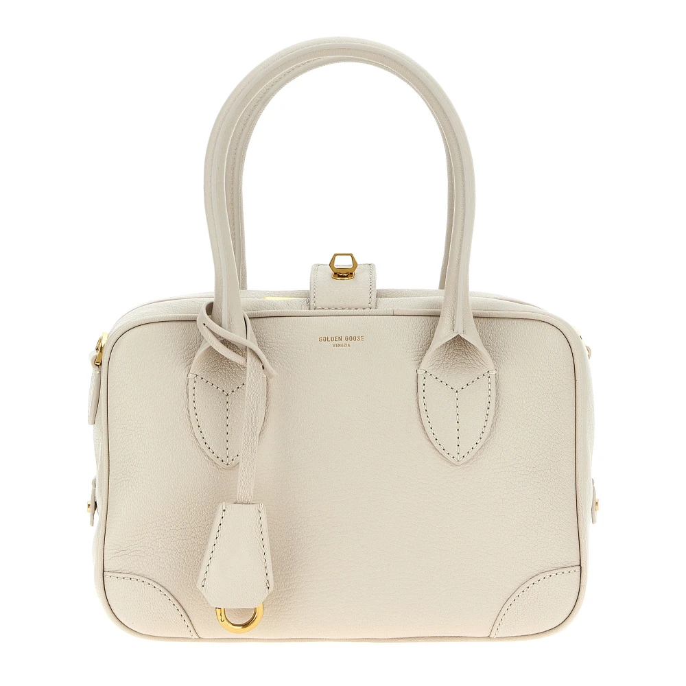 Golden Goose Women's Beige/Golden Vita Bag
