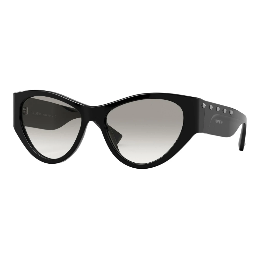 Valentino Women's Black/Grey Rockstud Sunglasses Shaded