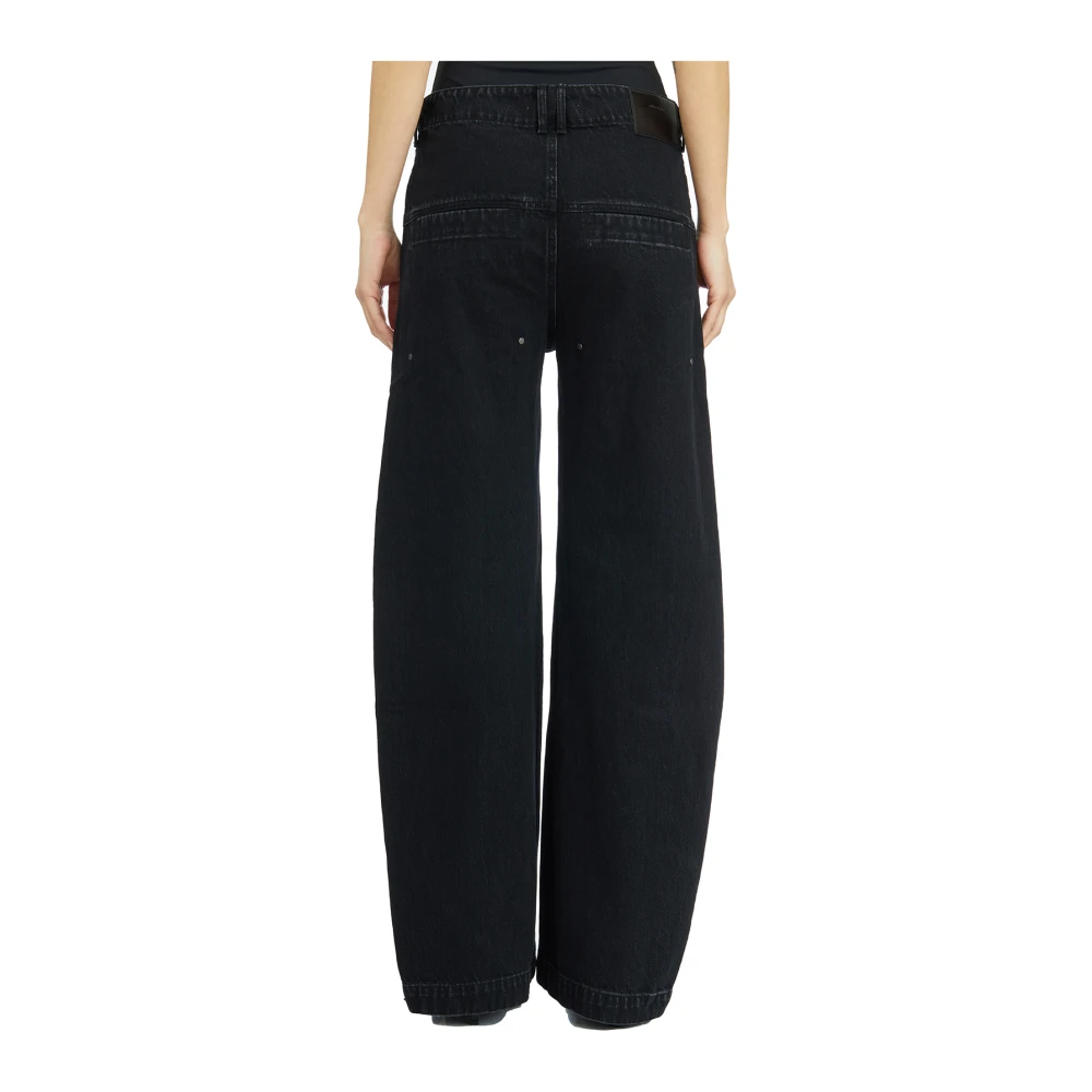 Entire Studios Denim Asset Magnetite Broek Black Dames